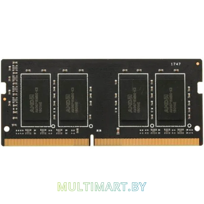 Оперативная память AMD Radeon R7 Performance 4GB DDR4 SODIMM PC4-21300 (R744G2606S1S-U)